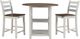 Powell® Vail 3-Piece Silver Birch/Wire Brushed Oak Counter Dining Set-3