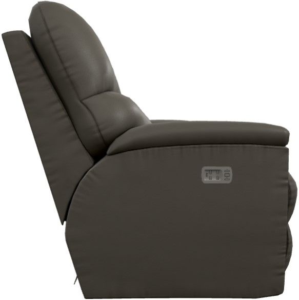 La-Z-Boy® Trouper Tar Power Reclining Sofa with Headrest and Lumbar-2