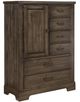 Artisan & Post by Vaughan-Bassett Cool Rustic Mink 6-Drawers with 1-Door Chest-0