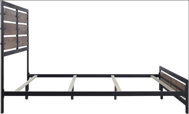 New Classic® Home Furnishings Elk River Rustic Brown California King Panel Bed-2