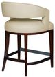 Century® Trading Company Rita Brown/White Counter Stool-4