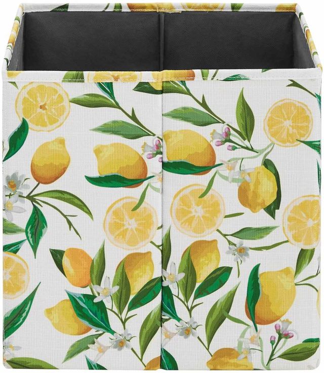 Linon Galli Set of Two Lemon Storage Bins-3