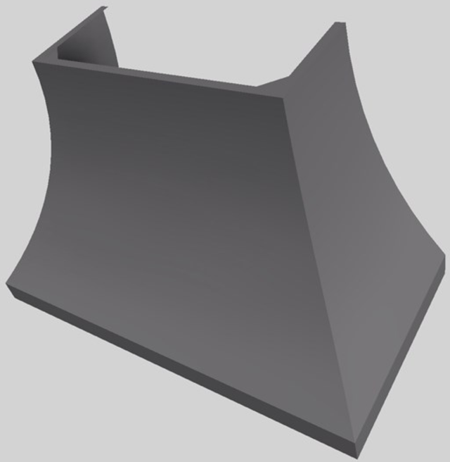 Vent-A-Hood® Designer Series 48" Gunsmoke Wall Mounted Range Hood-4