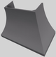 Vent-A-Hood® Designer Series 48" Gunsmoke Wall Mounted Range Hood-4