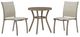 Signature Design by Ashley® River Abbey 3-Piece Beige Aluminum Outdoor Conversation Set-0