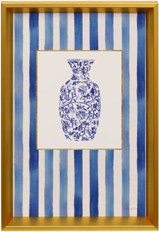 Stylecraft Tamara Day for Stylecraft Chinoiserie Vase II 12" Wall Art-0