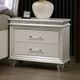 Furniture of America® Maddie Pearl White Nightstand-1