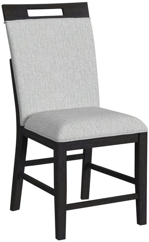 Elements International Transcend 5-Piece Charcoal Counter Dining Set-3