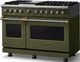 Viking® 5 Series 48" Martini Pro Style Dual Fuel (LP) Range with Brushed Brass Trim-3