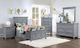 Furniture of America® Castlile 4-Piece Gray Twin Bedroom Set-0