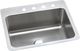 Elkay Lustertone® Classic Lustrous Satin 27" x 22" 2-Hole Single Bowl Dual Mount Sink-0