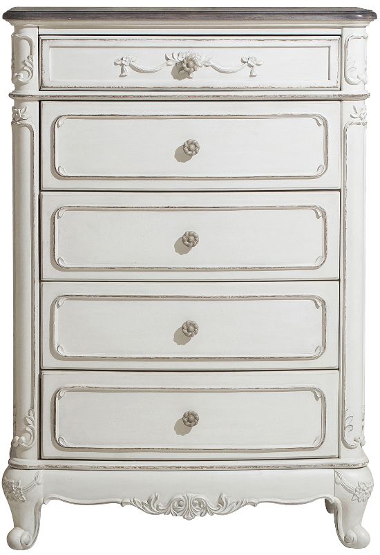 Homelegance® Cinderella Antique White Youth Chest-0