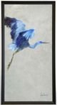 Stylecraft Blue Heron I Black/Blue/Light Gray/Silver Wall Art -0