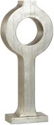 StyleCraft Norman Wyatt Jr Dahalia Champagne Silver/Gold 18" Poly Vase-0