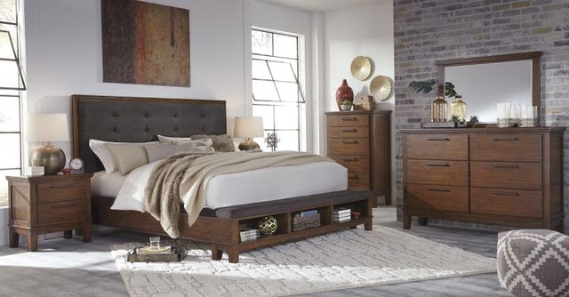 Signature Design by Ashley® Ralene Dark Brown Dresser and Mirror-1