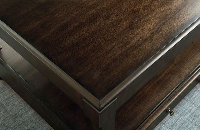 Hammary® Halsey Coffee Brown Rectangular Lift-Top Cocktail Table-2