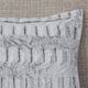 Olliix by Madison Park Gia Grey Full/Queen Back Print Long Fur Comforter Mini Set-5