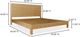 Moe's Home Collection Povera Natural Queen Bed-2