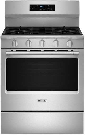 Maytag® 30" Stainless Steel Freestanding Gas Range 