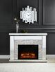Radiant Gray/Mirrored Fireplace-1
