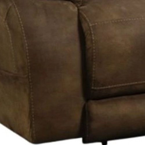 Homestretch Explorer Espresso Chair and a Half Power Recliner-2