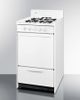 Summit® 20" White Freestanding Gas Range-2