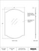 Renwil® Kale All Glass Wall Mirror-5