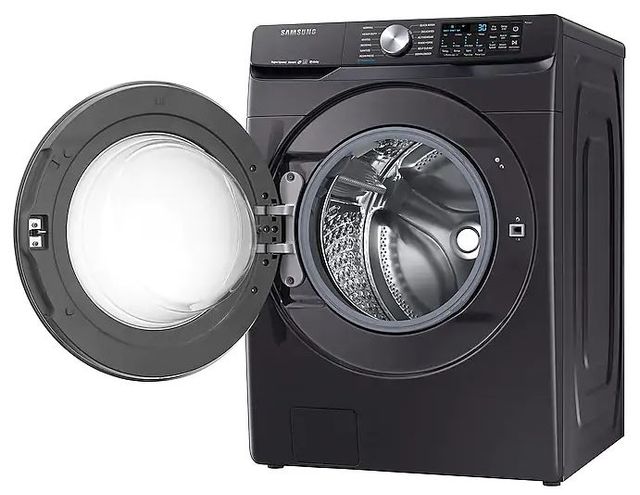 Samsung 4.5 Cu. Ft. Fingerprint Resistant Black Stainless Steel Front Load Washer-2