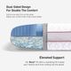 BEDGEAR® Glacier Performance® Shredded Latex/Polyester Fiber Blend 1.0 Medium Soft Bed Pillow-5