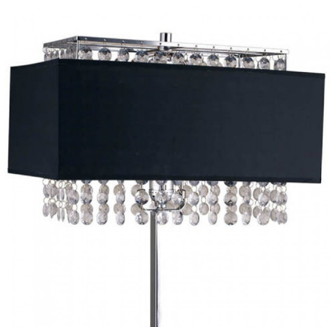 Furniture of America® Naya Chrome Table Lamp-1