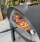 XO 42" Black Charcoal Powder Coat Freestanding Wood Fired Pizza Oven-4
