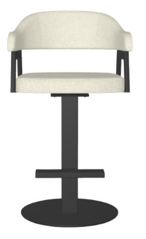 Amisco Customizable Jayden Swivel Counter Stool with Memory Return-1