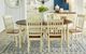 A-America® British Isles Merlot Extending Dining Table with Buttermilk Base-1