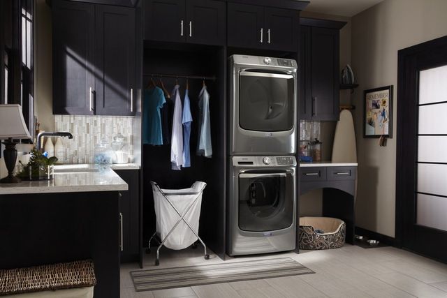 Maytag® 5.0 Cu. Ft. Metallic Slate Front Load Washer-9