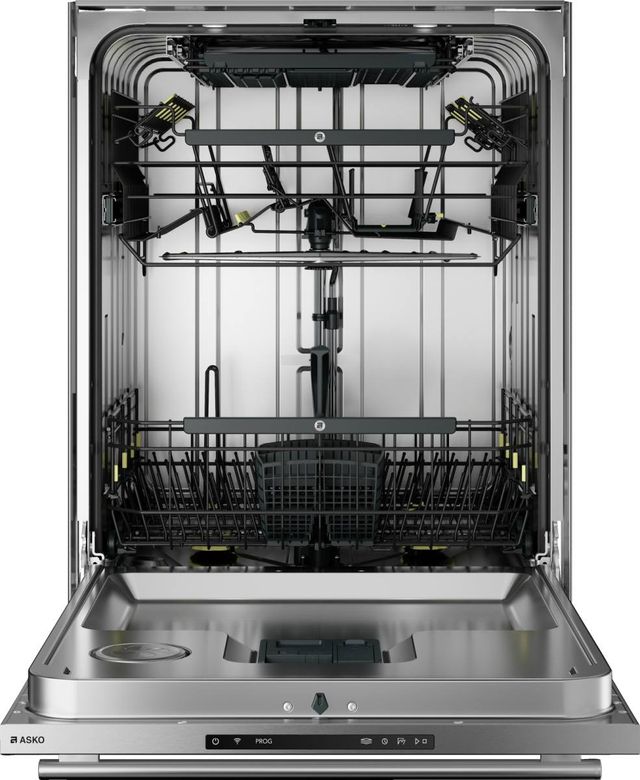 ASKO Logic Series 24" Stainless Steel Top Control Built In Dishwasher-2