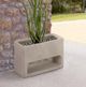 Armen Living Sunstone White Indoor or Outdoor Planter -5