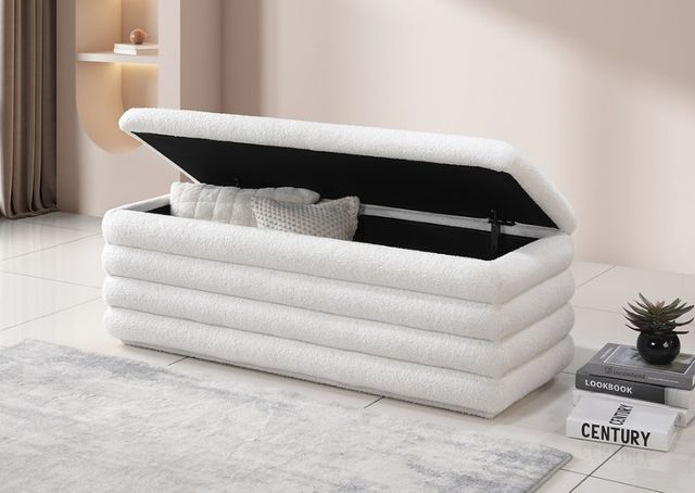 IFDC Beige Storage Bench-2