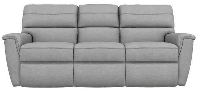 La-Z-Boy® Ava Oyster Power Reclining Sofa with Headrest and Lumbar-1