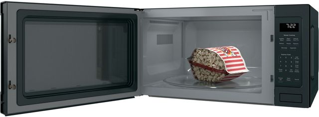 GE Profile™ 2.2 Cu. Ft. Black Slate Countertop Sensor Microwave-2