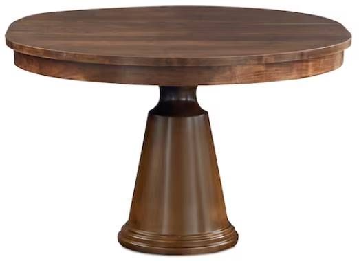 Bassett® Furniture BenchMade Origins Nichols Sable Round Dining Table with Leaf-2