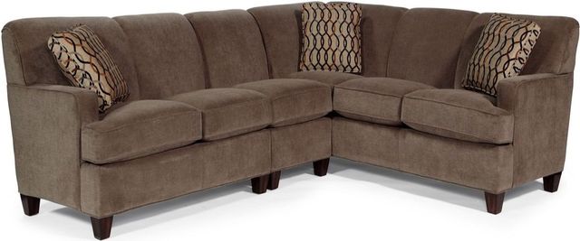 Flexsteel® Dempsey Brown Dune Sectional-0
