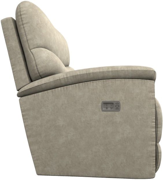 La-Z-Boy® Trouper Stucco Power Wall Recliner with Headrest and Lumbar-3