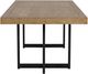 Signature Design by Ashley® Tomtyn Light Brown Dining Table with Gunmetal Gray Base-2
