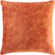Surya Collins Burnt Orange 20"x20" Toss Pillow with Polyester Insert-0