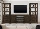International Furniture Direct Dutton Brown TV Stand-1