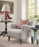 Best® Home Furnishings Customizable Erin & Ben Co. Emerson Fabric Stationary Chair with Dark Walnut Legs-1