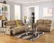 Signature Design by Ashley® Hogan Mocha Reclining Loveseat-4