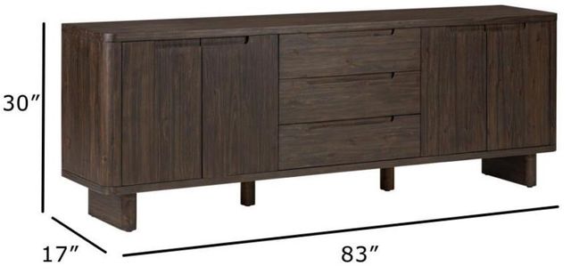 Nest Home Collections Trinity Dark Vitri Sideboard-3