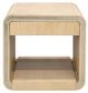 Bassett Mirror Damone Cerused White Oak End Table-1