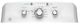 GE® 4 Cu. Ft White Agitator Top Load Washer with Stainless Steel Basket and Water Level Control-3